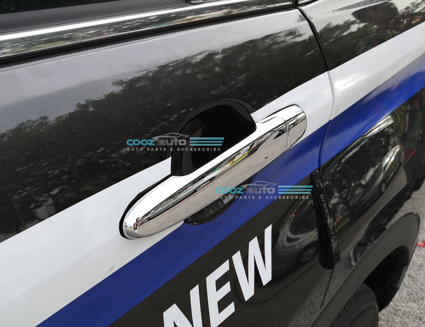 Perodua Aruz Side Mirror Cover Chrome Moulding Lining 